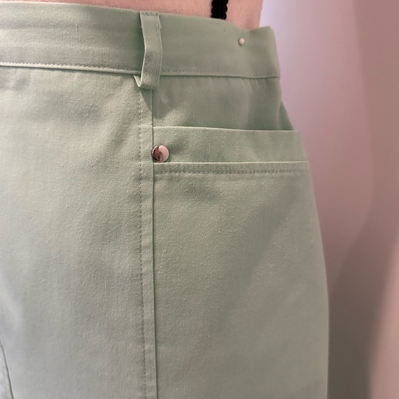 Dan Joyce Vintage Maxi Mint Green  Pencil Skirt 14 - Picture 3 of 11